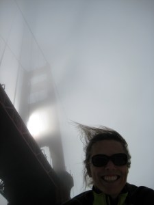 Perfect foggy send off from SF