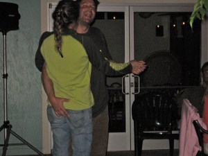 Hey, buddy watch those hands!