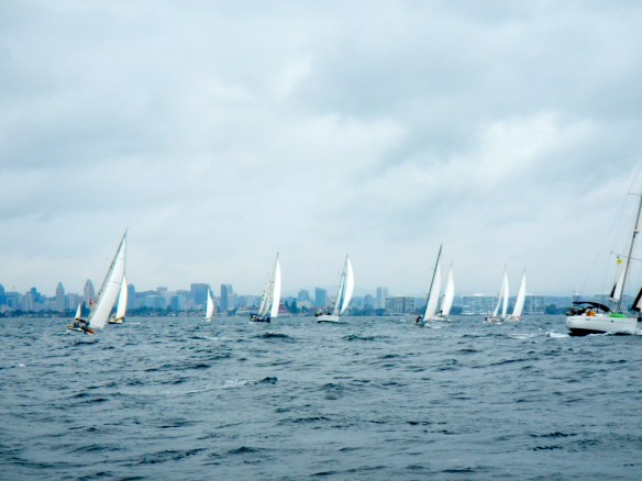 Leaving the fleet behind in San Diego