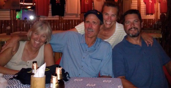 Emily, Tom (Girl Four) Mary & Peter rockin' night at Philos