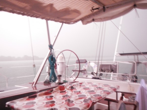 No flash, only the lightening making the dark sky look like day