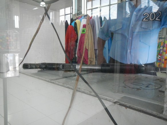 Please check your bags and guns