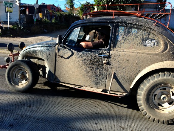 Note bottle opener under door handle