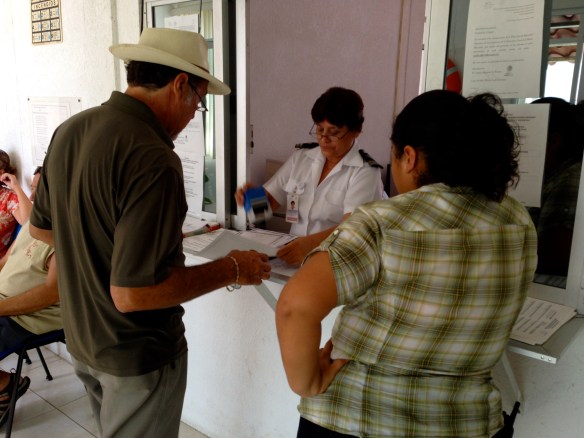Lots of stamping and paperwork