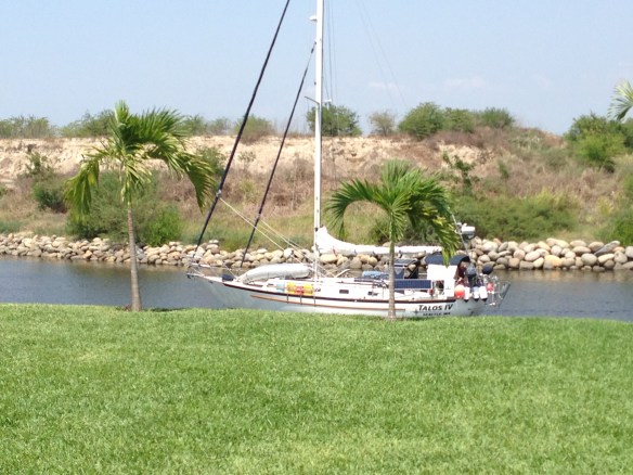 Other buddy boat, Talos IV heads out