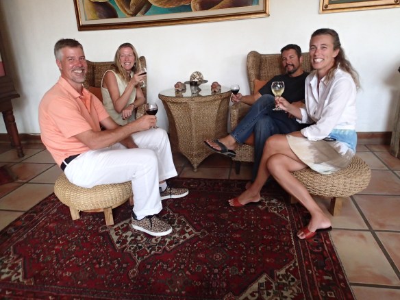 With Mike and Holly in the colonial town of Suchitoto