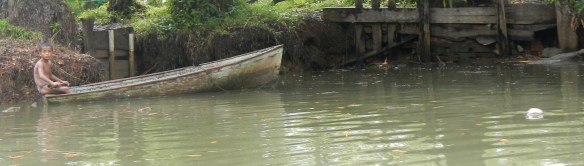 Young villager welcoming us
