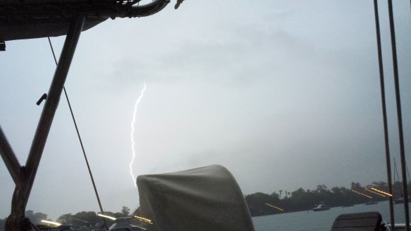 Daily lighting storms