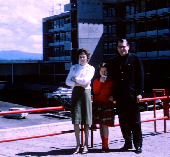 My mom, aunt Lynn and grandfather in Bogotá 1959