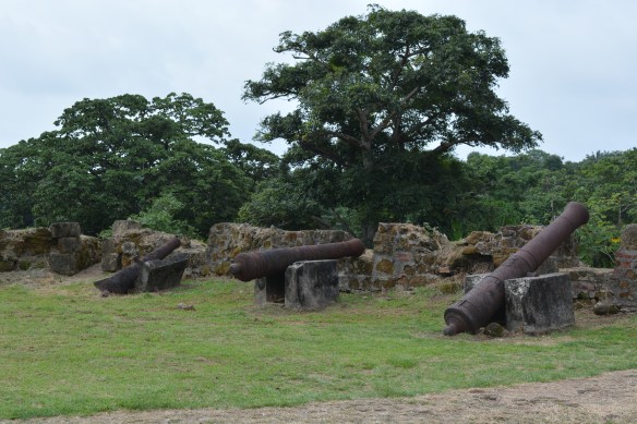 These cannons are just lying about. Dozens of them.