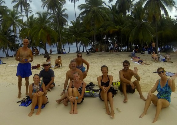 Snorkel gang on dog island