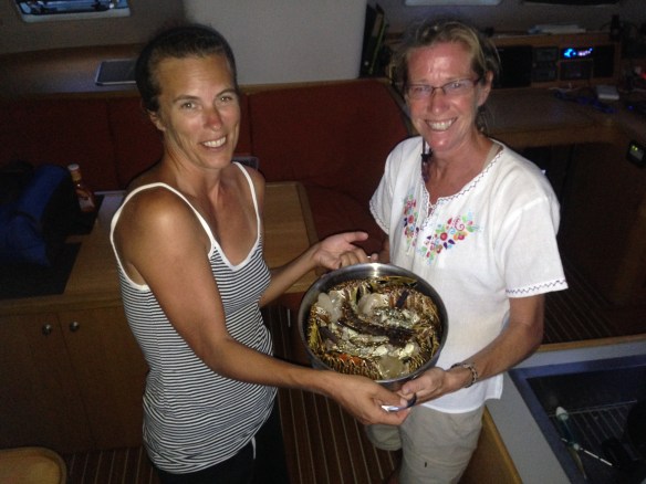 Mary and Holly ready to steam these babies.