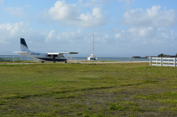 Yes, that is Neko anchored at the end of the runway