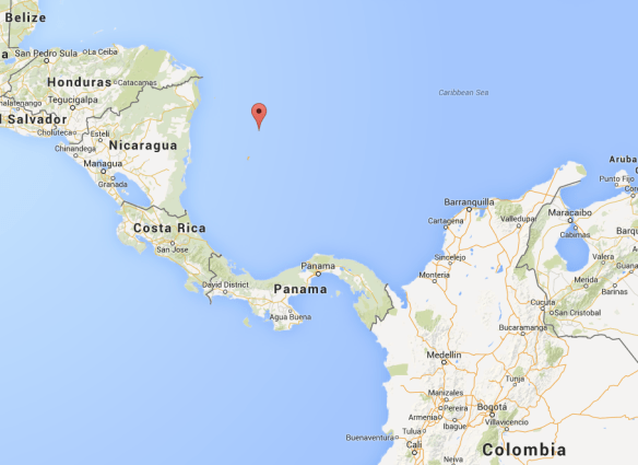 That red marker is Providencia