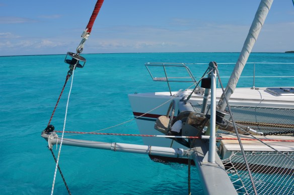 The water was clear as gin.