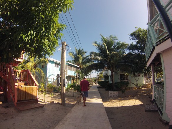 Placencia footpath