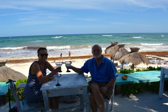 You know Randy has had a few too many if he isn't checking out the bikini babe on the beach.