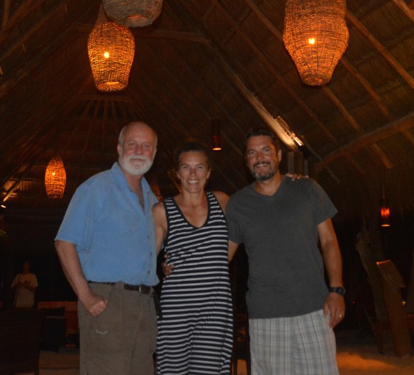 Randy, Mary ,Pete in Tulum