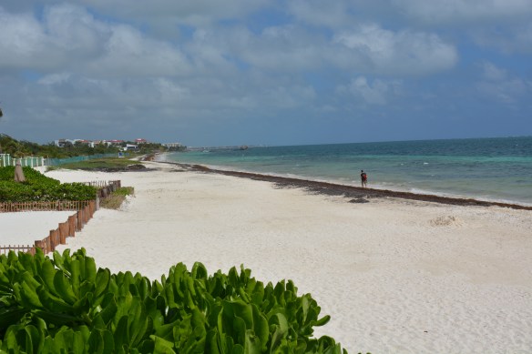 Lovely beaches of Puerto Morelos, Mexico