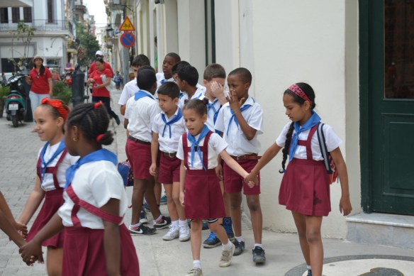 All school children wear uniforms