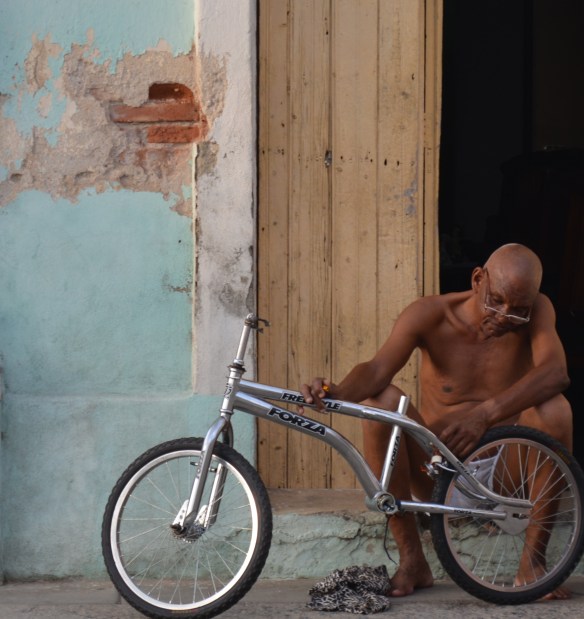 Man and bike