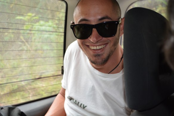 Our new amigo Olexis.  Always happy to answer all our questions and laugh at us for bringing our own toilet paper