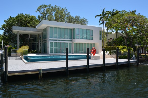 Some houses so close you felt like you could step off the boat into their yard.