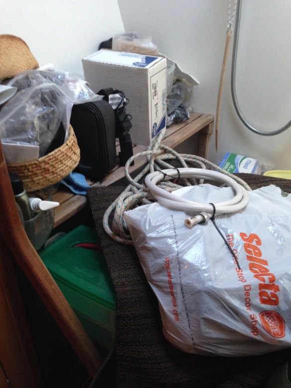 This was once our shower