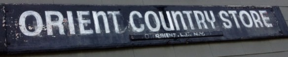 Orient country store sign