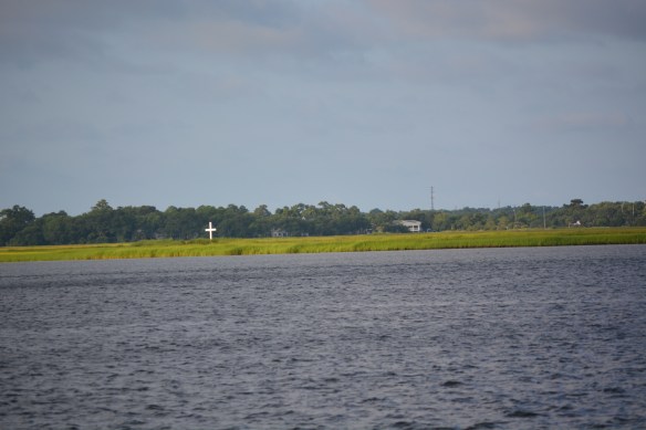 cross in wet lands