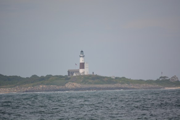 Happy to see the  familiar Montauk lighthouse signaling us home.