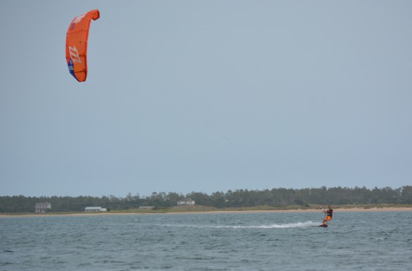 Pete kiting Cape Lookout