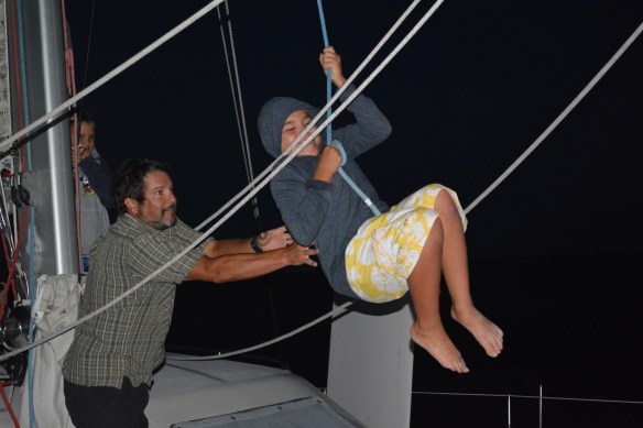 Halyard swing