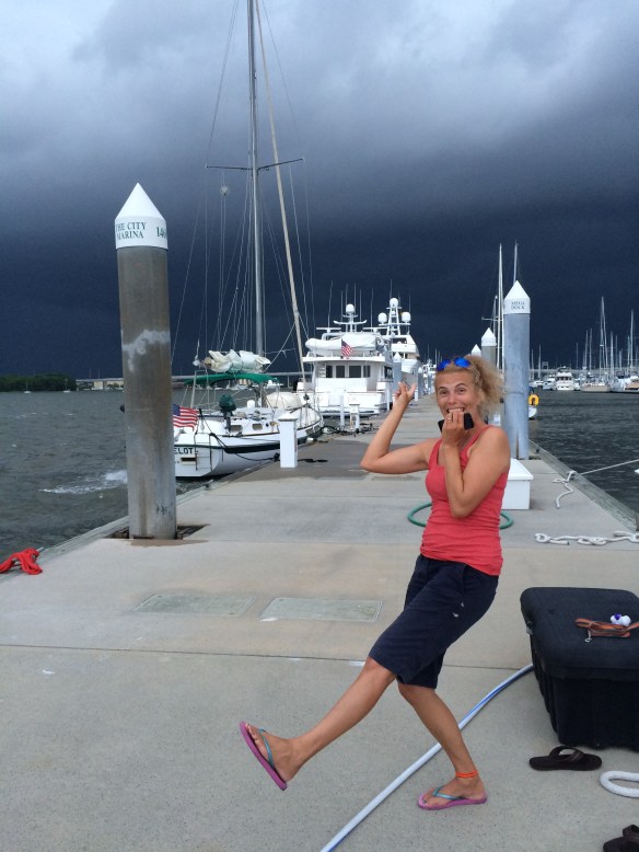 Here comes the rain again