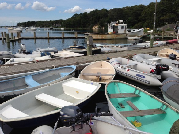 Always room for one more at the dinghy dock