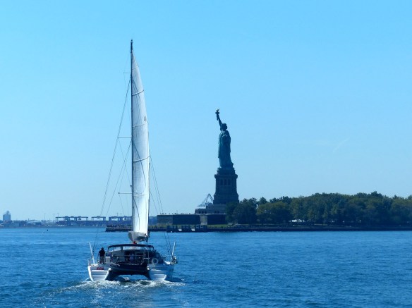 Lady Liberty welcoming Neko.