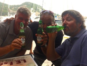 French wine, Dutch gin how about 2 Canadians and an American with a good ol' brew