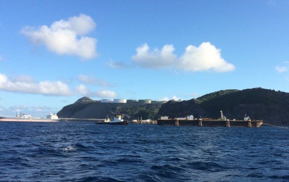 oil barges Statia